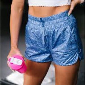 Blue Women's Athletic Shorts